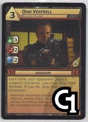 Odai Ventrell, Bounty Hunter